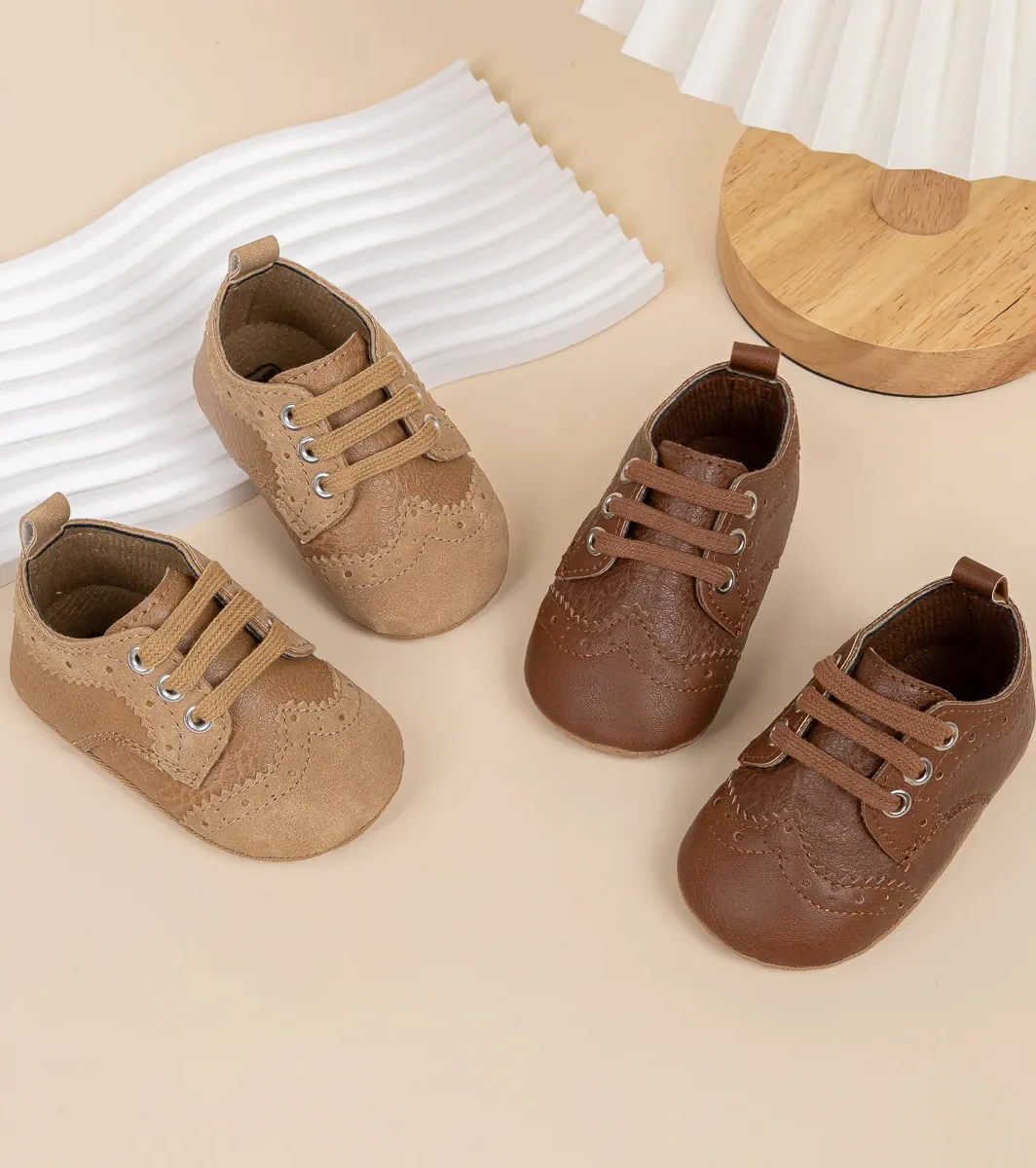 Cute Baby Boy Oxford Soft Leather Shoe