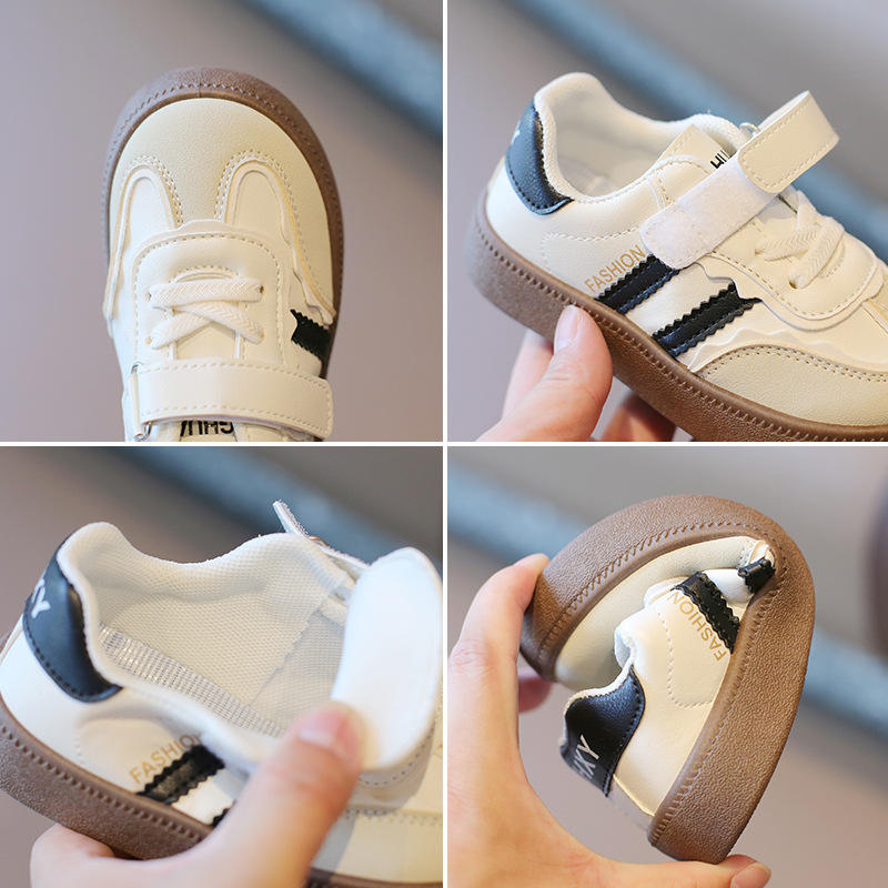 Unisex Kid Sneakers High Quality Flat Rubber Sole Casual Shoes - Image 2